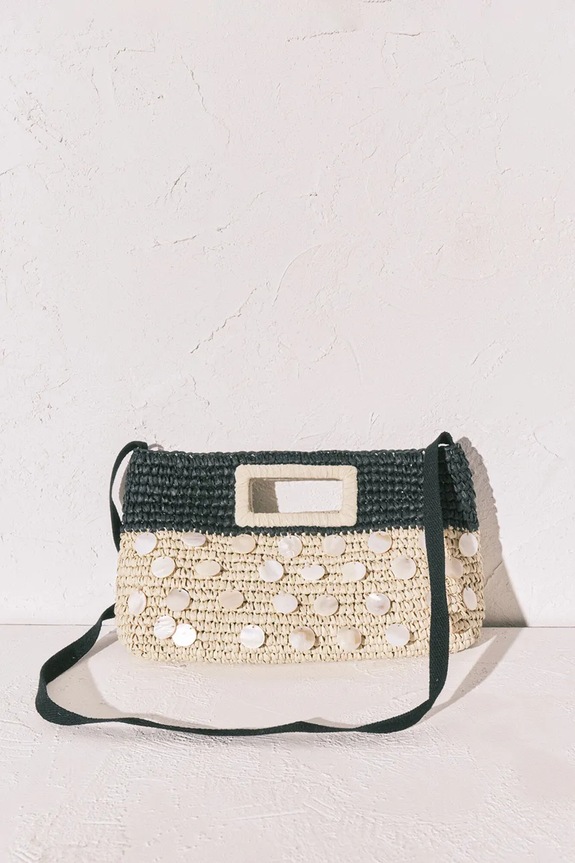 women'secret torebka crossbody damska pleciona beżowy 3063301