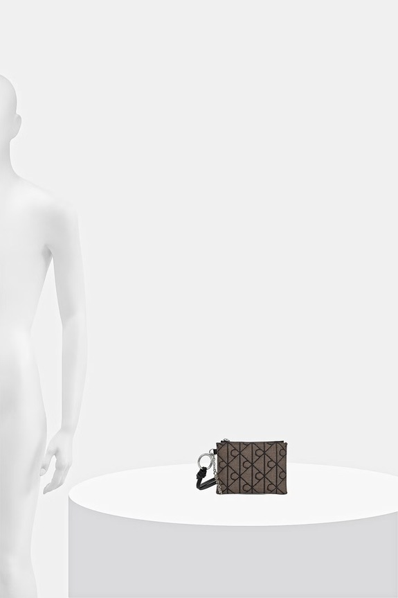 Calvin Klein peňaženka zapínaná na sponu dámska LV04F1266G béžová