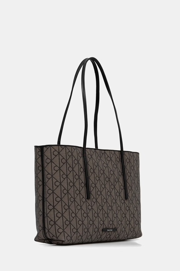 Calvin Klein torebka shopper damska LV04F3750G brązowy AW26