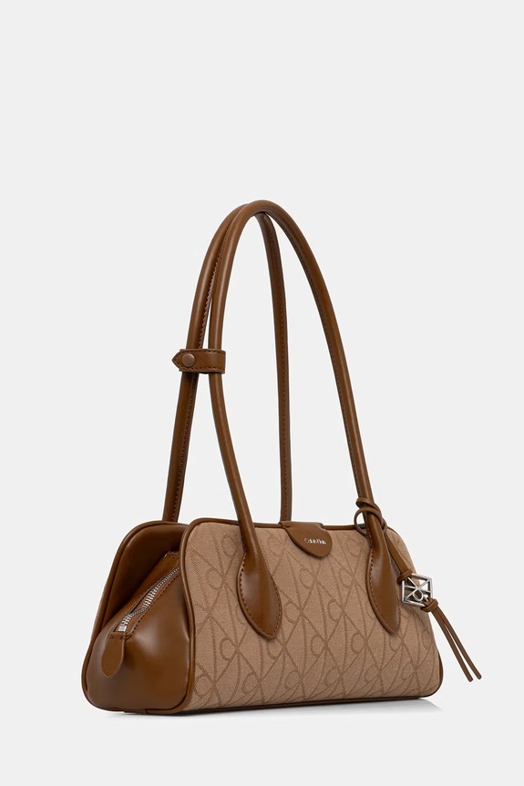 Calvin Klein torebka bagietka damska LV04F3744G brązowy AW26