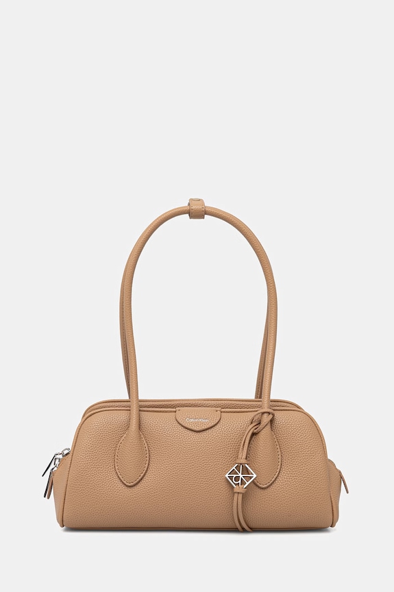 Calvin Klein torebka bagietka damska beżowy LV04F3743G