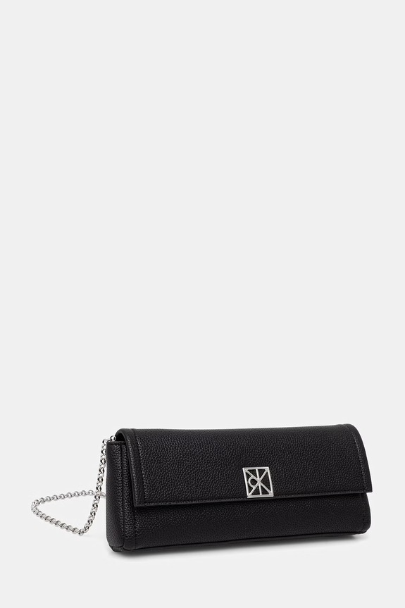 Calvin Klein torebka damska z imitacji skóry LV04F3740G czarny AW26