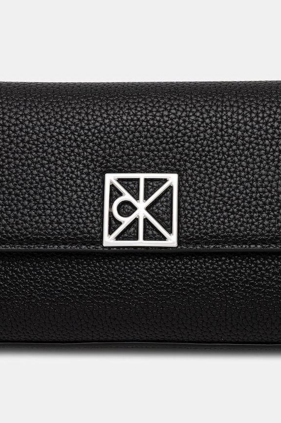 Calvin Klein torebka damska z imitacji skóry czarny LV04F3740G