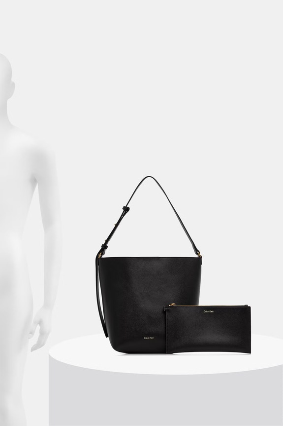 Calvin Klein torebka damska z imitacji skóry LV04F3736G
