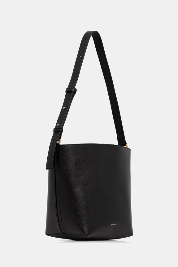 Calvin Klein torebka damska z imitacji skóry LV04F3736G czarny AW26