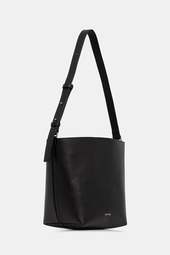 Calvin Klein torebka damska z imitacji skóry LV04F3736G czarny AW26