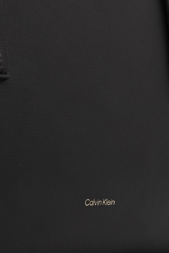 Calvin Klein nákupní taška dámská z imitace kůže černá LV04F3735G
