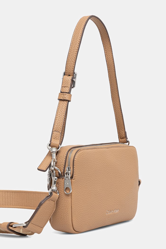 Calvin Klein χιαστί γυναικεία από απομίμηση δέρματος LV04F3656G μπεζ AW26