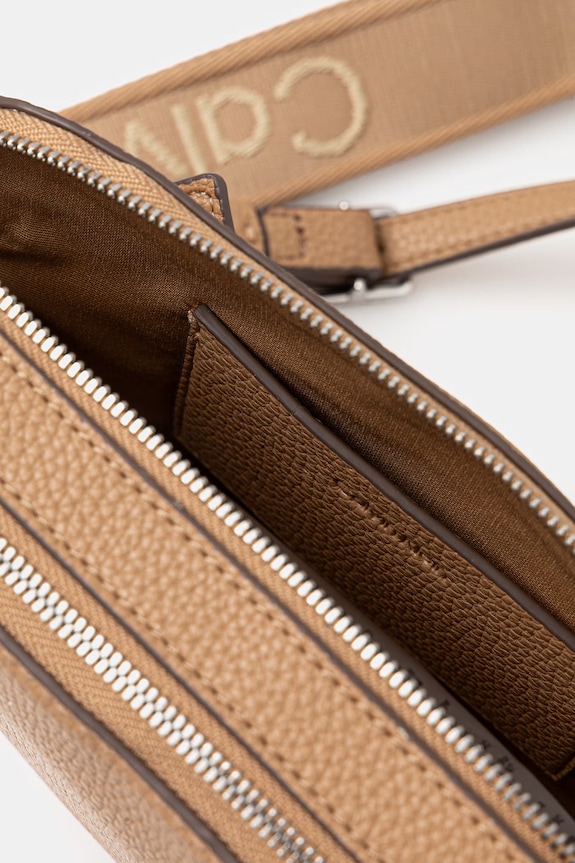 Calvin Klein χιαστί γυναικεία από απομίμηση δέρματος LV04F3656G μπεζ