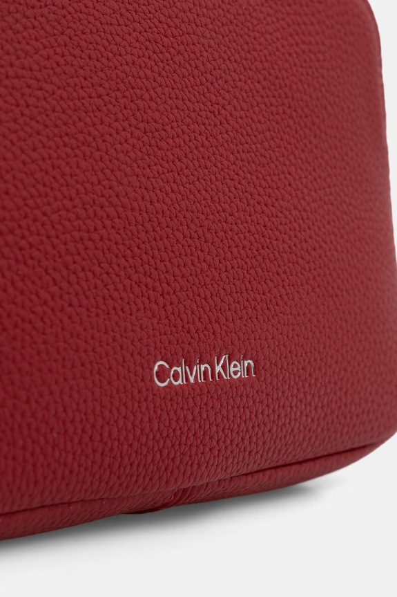 Calvin Klein torebka crossbody damska z imitacji skóry czerwony LV04F3656G