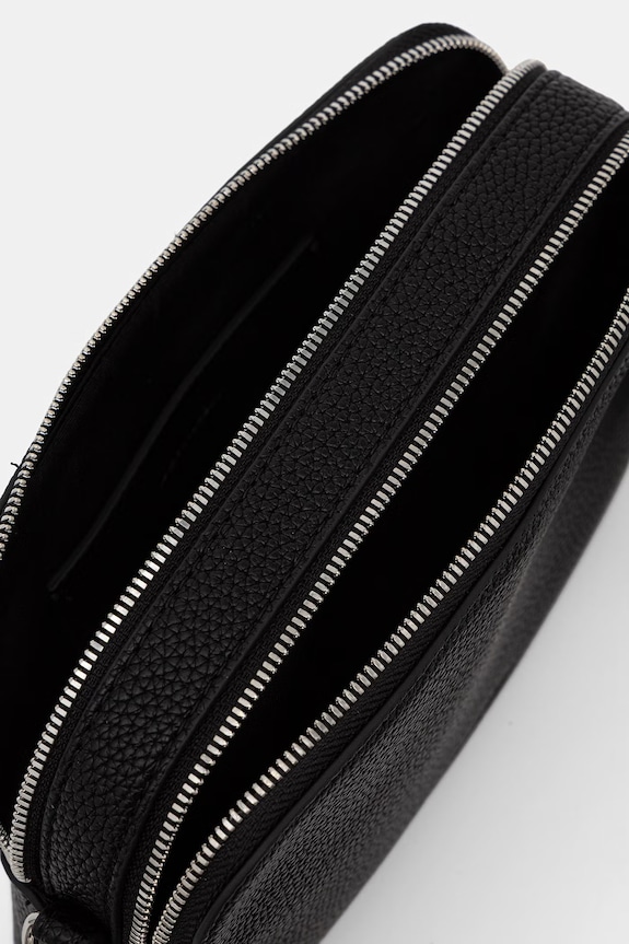 Calvin Klein torebka crossbody damska z imitacji skóry LV04F3656G czarny
