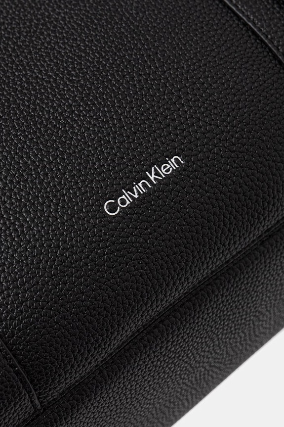 Calvin Klein tote torba za žene od imitacije kože crna LV04F3644G