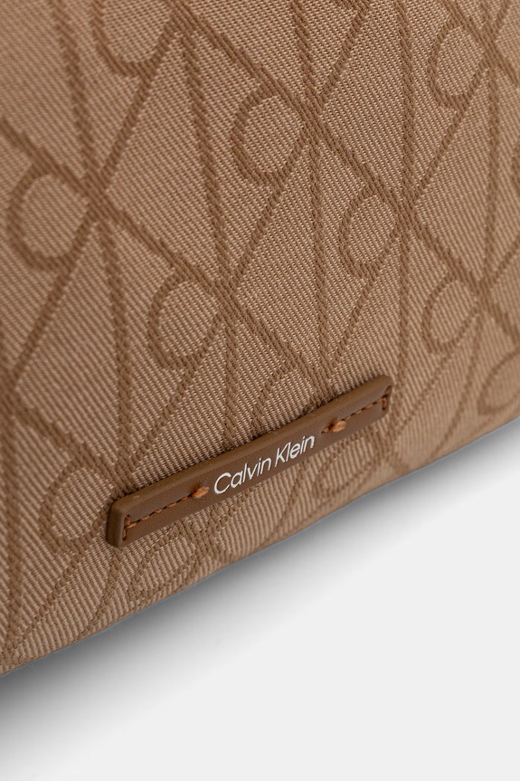 Calvin Klein torebka hobo damska beżowy LV04F3635G