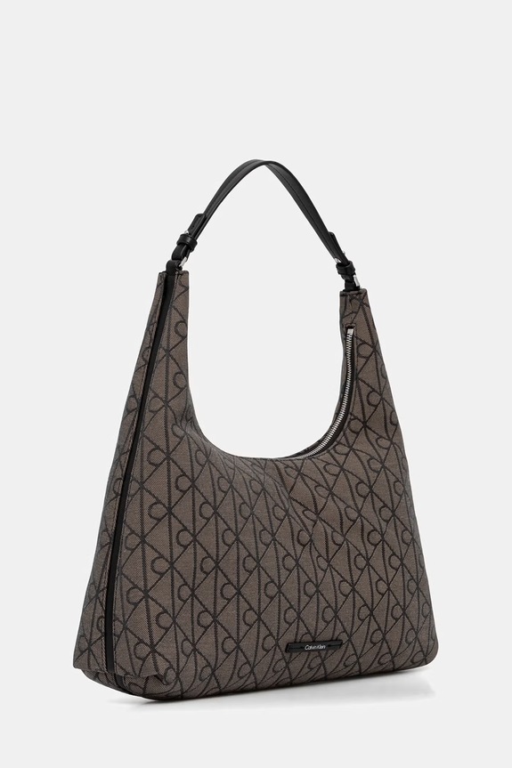 Calvin Klein torebka hobo damska LV04F3635G brązowy AW26