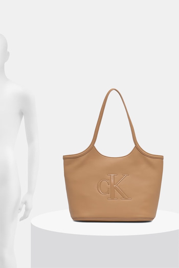 Calvin Klein kabelka typu shopper dámska z imitácie kože LV04F3562G