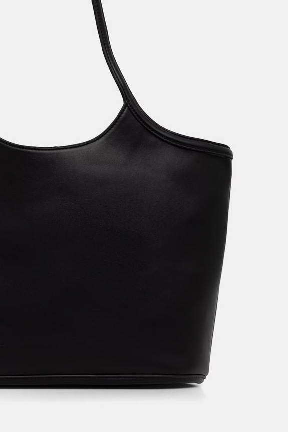 Akcesoria Calvin Klein torebka shopper damska z imitacji skóry LV04F3562G czarny
