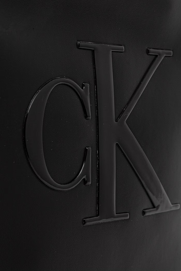 Calvin Klein torebka shopper damska z imitacji skóry czarny LV04F3562G