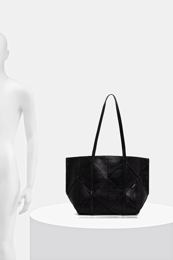 Calvin Klein torebka shopper damska z imitacji skóry LV04F3548G