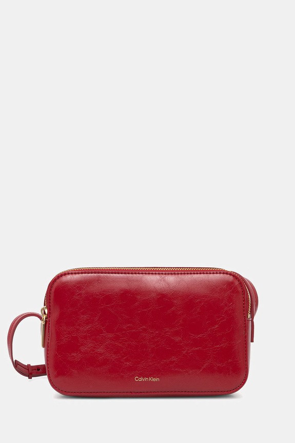 Calvin Klein torebka crossbody damska czerwony LV04F3539G
