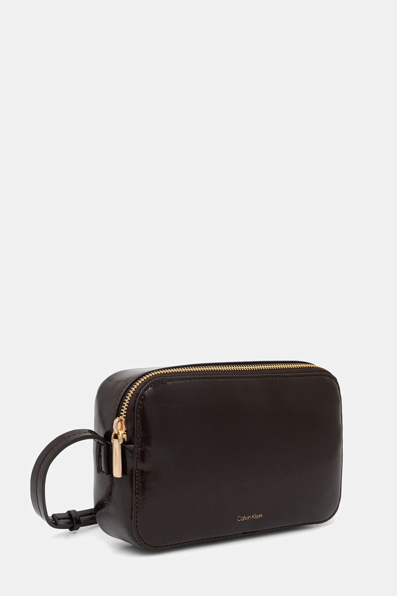 Calvin Klein Τσάντα χιαστί γυναικεία LV04F3539G καφέ AW26