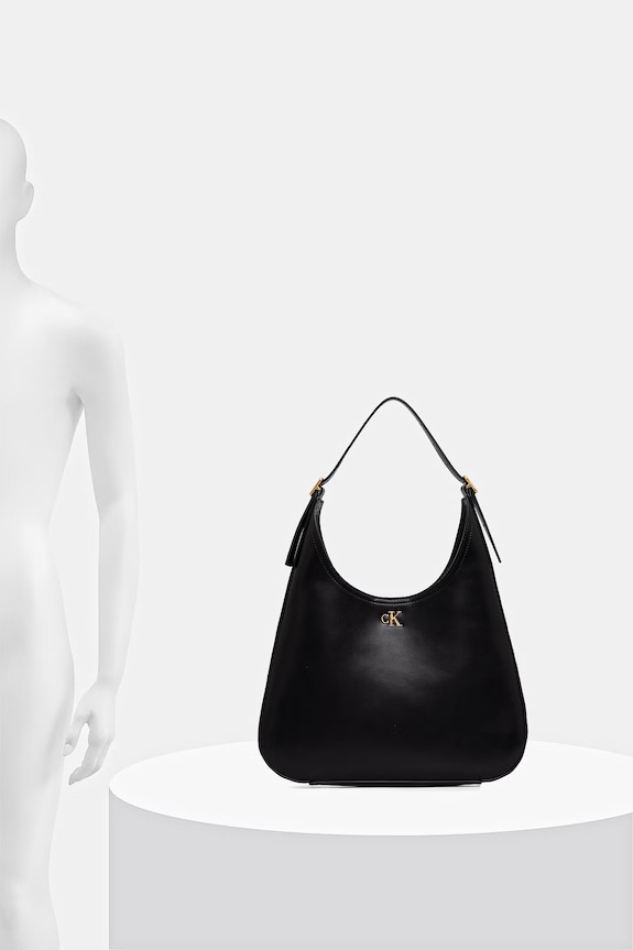 Calvin Klein torebka hobo damska z imitacji skóry LV04F3522G