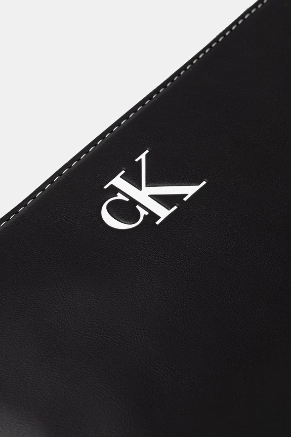 Calvin Klein mala torba hobo za žene od imitacije kože crna LV04F1220G