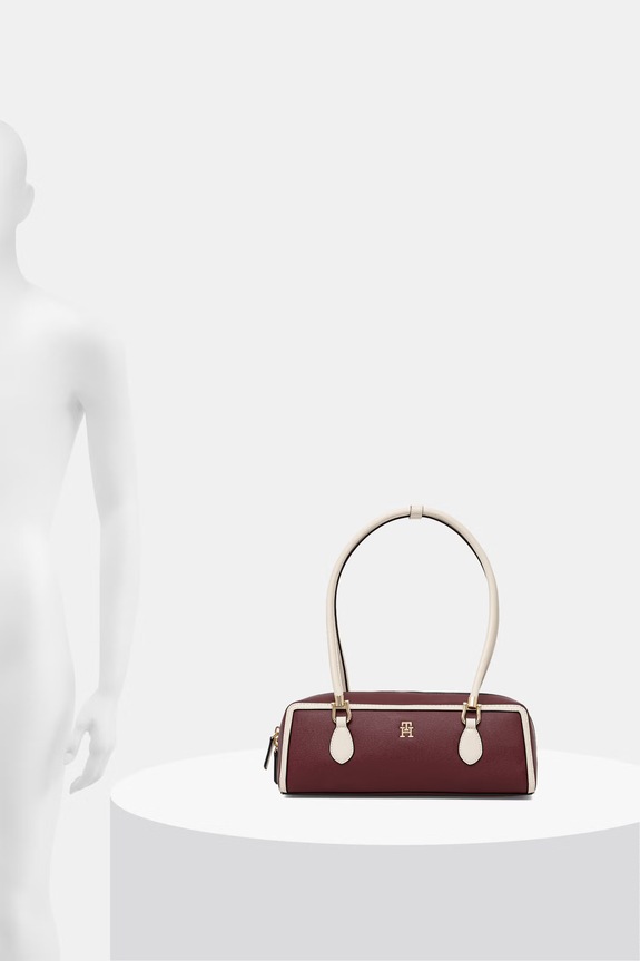Tommy Hilfiger baguette torbica za žene od imitacije kože AW0AW18900