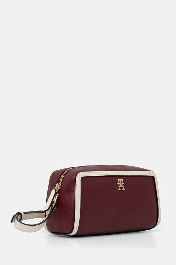 Tommy Hilfiger χιαστί γυναικεία από απομίμηση δέρματος AW0AW18899 μπορντό AW26