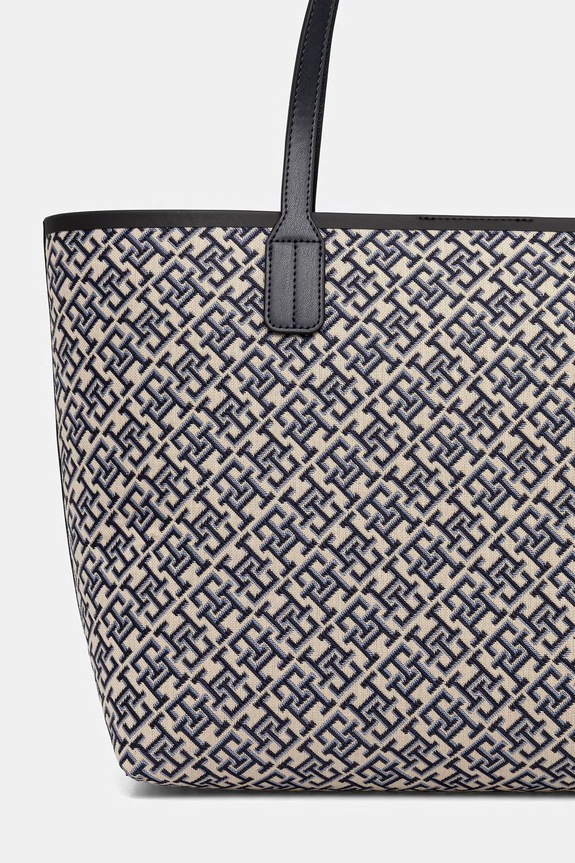 Αξεσουάρ Tommy Hilfiger shopper γυναικεία AW0AW18889 σκούρο μπλε