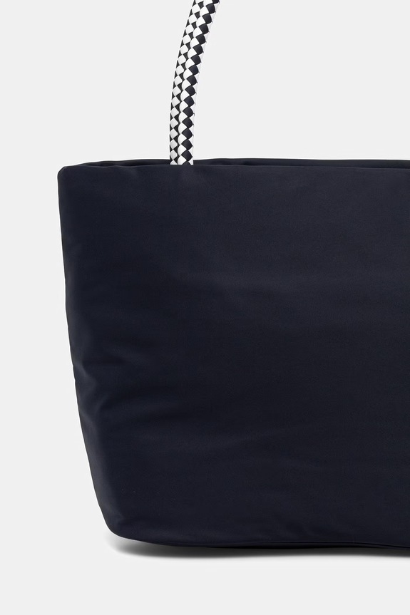 Αξεσουάρ Tommy Hilfiger shopper γυναικεία AW0AW18862 σκούρο μπλε