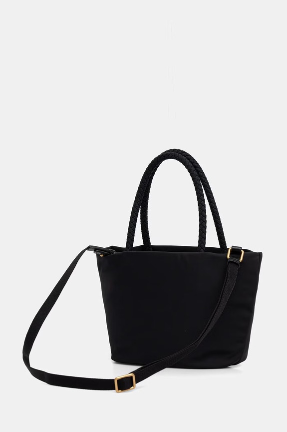 Αξεσουάρ Tommy Hilfiger χιαστί γυναικεία AW0AW18831 μαύρο