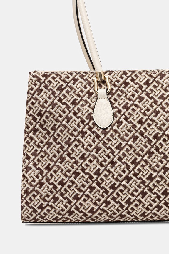 Αξεσουάρ Tommy Hilfiger shopper γυναικεία AW0AW18754 καφέ