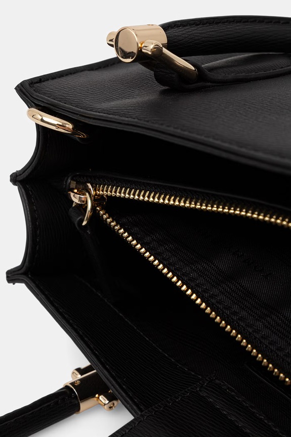 Tommy Hilfiger χιαστί γυναικεία από απομίμηση δέρματος AW0AW18749 μαύρο
