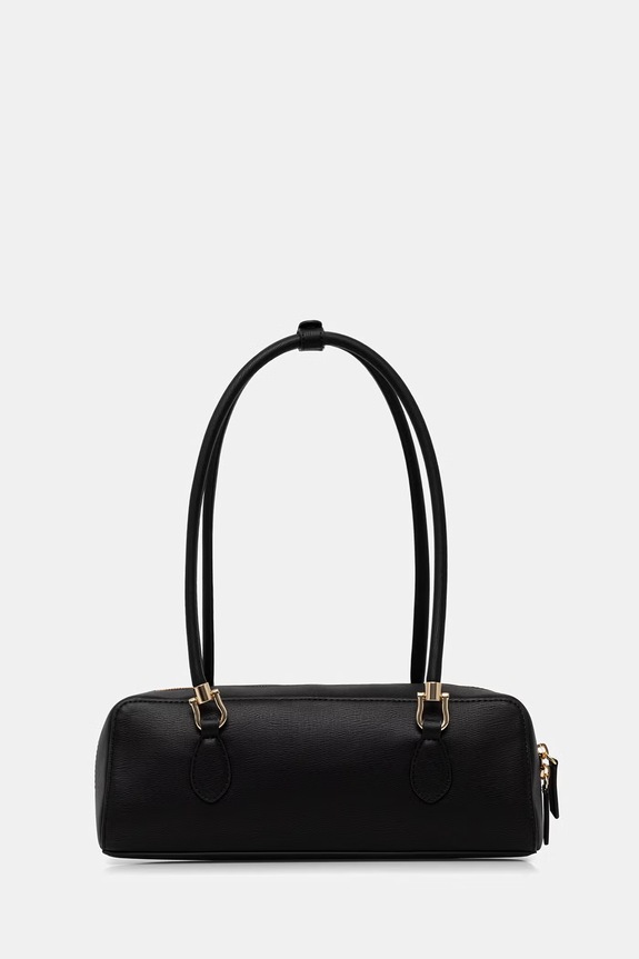 Dodaci Tommy Hilfiger baguette torbica za žene od imitacije kože AW0AW18748 crna