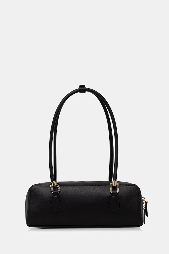Dodaci Tommy Hilfiger baguette torbica za žene od imitacije kože AW0AW18748 crna