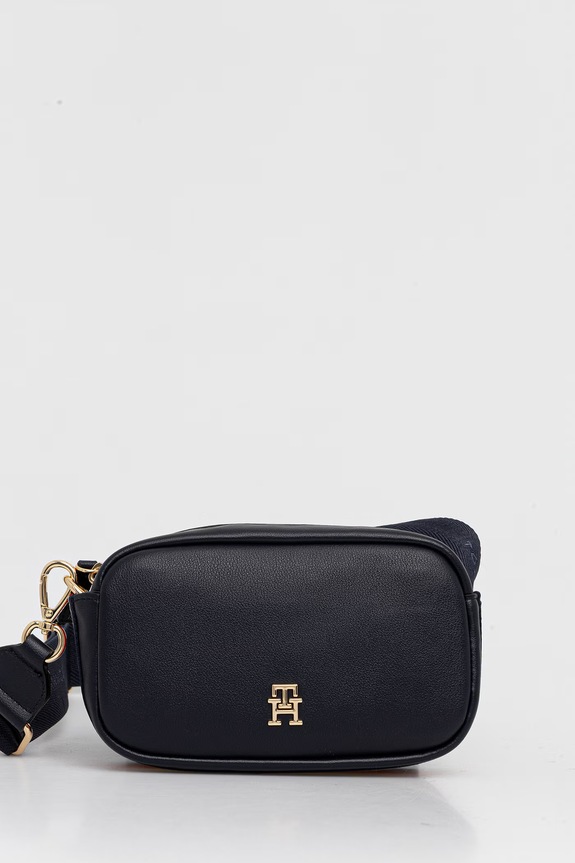 Tommy Hilfiger torebka crossbody damska z imitacji skóry granatowy AW0AW18741