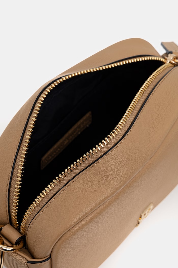 Tommy Hilfiger borsa a tracollo da donna in similpelle AW0AW18741 beige