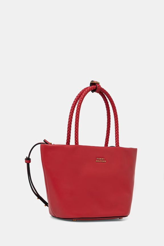 Tommy Hilfiger χιαστί γυναικεία δερμάτινη AW0AW18739 κόκκινο AW26