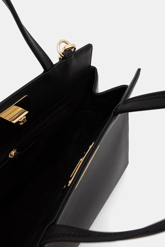 Tommy Hilfiger shopper torba za žene od imitacije kože AW0AW18729 crna