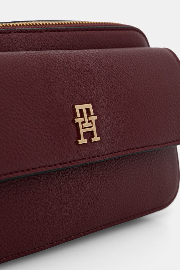 Tommy Hilfiger borsa a tracollo da donna in similpelle granata AW0AW18721