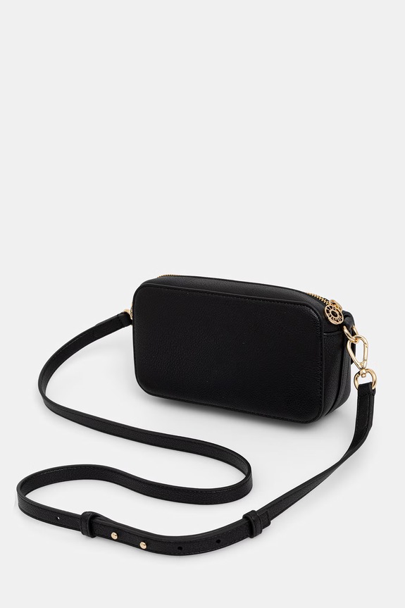 Doplnky Tommy Hilfiger crossbody kabelka dámska z imitácie kože AW0AW18721 čierna
