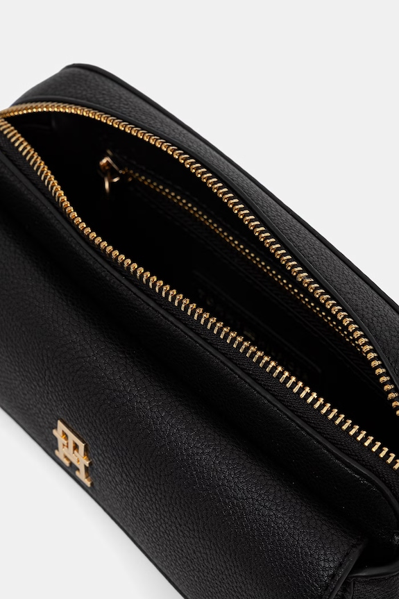 Tommy Hilfiger χιαστί γυναικεία από απομίμηση δέρματος AW0AW18721 μαύρο