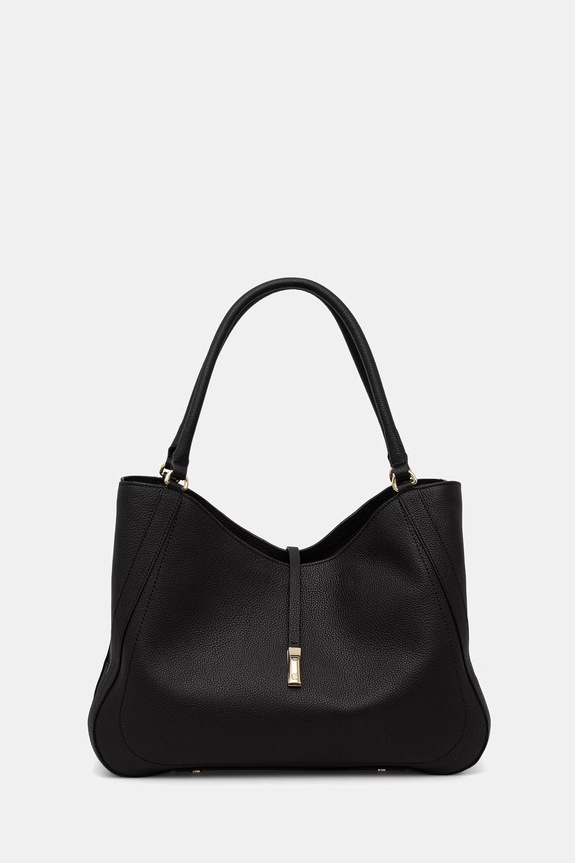 BOSS torba za žene kožna REAH MEDIUM TOTE crna 50567609