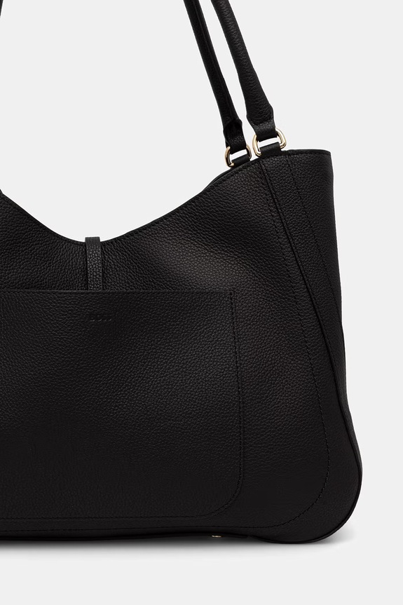 Dodaci BOSS torba za žene kožna REAH MEDIUM TOTE 50567609 crna