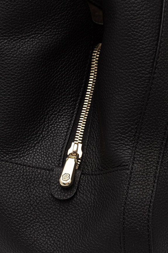 BOSS torba za žene kožna REAH MEDIUM TOTE crna 50567609