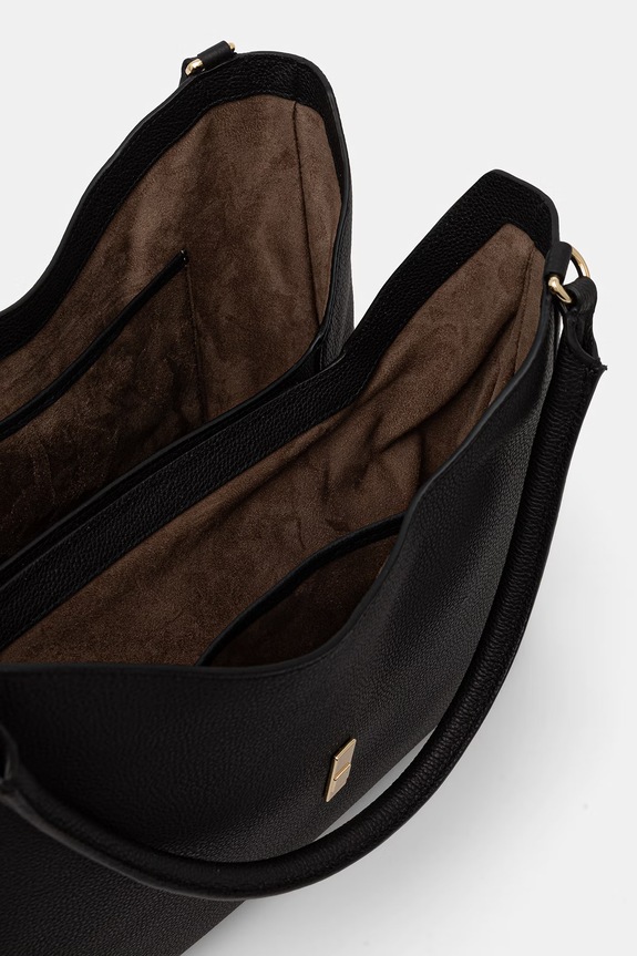 BOSS torba za žene kožna REAH MEDIUM TOTE 50567609 crna
