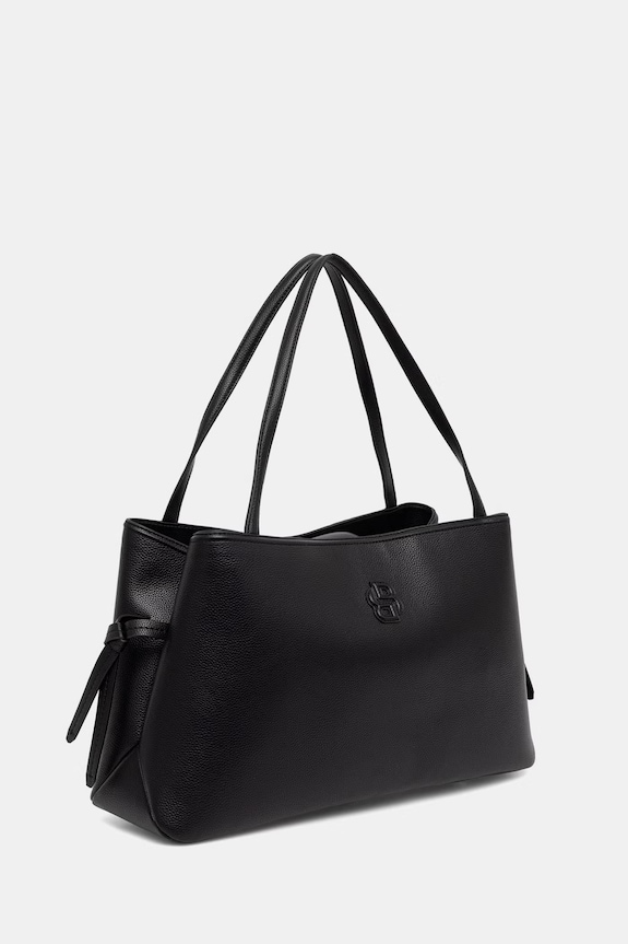 BOSS shopper torba ženska iz umetnega usnja Anett NewShape Tote 50567597 črna AW26