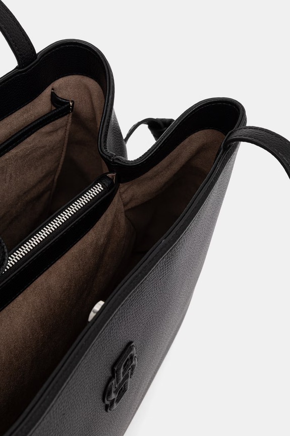BOSS shopper torba ženska iz umetnega usnja Anett NewShape Tote 50567597 črna