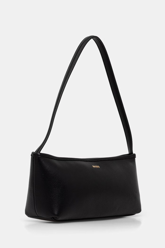 BOSS klasična ženska torbica iz umetnega usnja Sandy EW Sh Bag 50567590 črna AW26