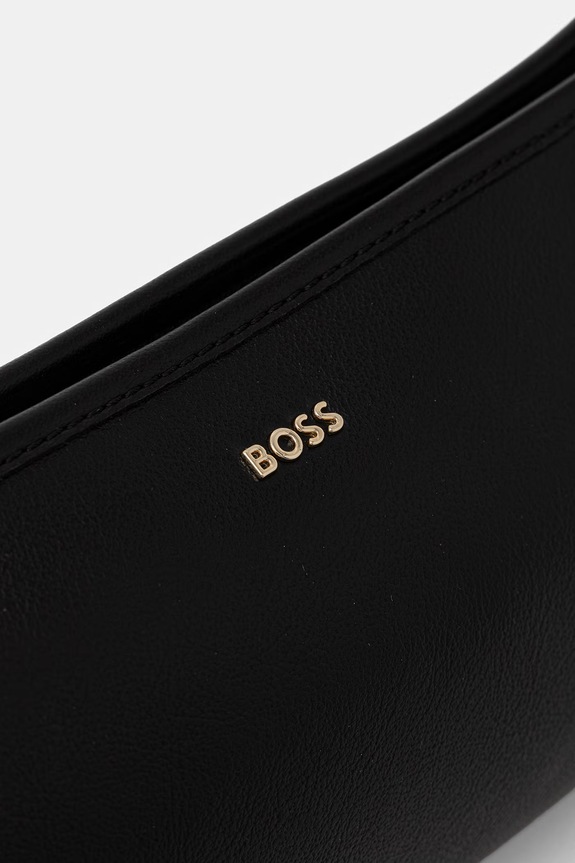 BOSS klasična ženska torbica iz umetnega usnja Sandy EW Sh Bag črna 50567590